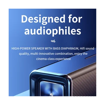 Динамик Bluetooth сабвуфер Портативный домашний беспроводной динамик TWS серии HIFI Качество звука Динамик Bluetooth 5.0