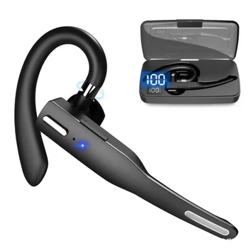Bluetooth-гарнитура с двойным микрофоном и шумоподавлением V5.0 Bluetooth-гарнитура Наушники-вкладыши для водителей машинного отделения