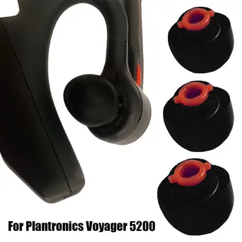 Большой, средний, маленький противоскользящий сменный чехол для наушников Plantronics Voyager 5200, аксессуары для наушников, силиконовые колпачки