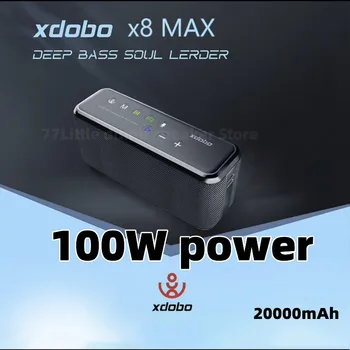 Xdobo X8 max 100 Вт супер загуститель портативный беспроводной динамик Bluetooth TWS сабвуфер и аккумулятор емкостью 20000 мАч Caixa De Som