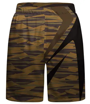 Мужские компрессионные шорты с принтом, Дышащие удобные брюки для фитнеса, бега, ММА, тренировок, боевых спаррингов, Короткие (22128)