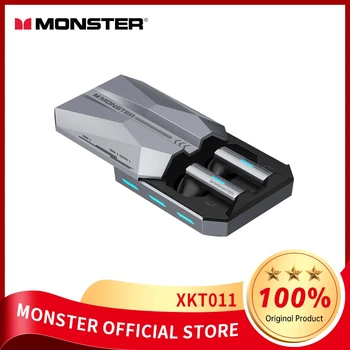 Monster Original XKT11 Ture TWS Беспроводная Bluetooth-Гарнитура 5.2 Игровые Наушники HIFI С низкой Задержкой Наушники С Шумоподавлением