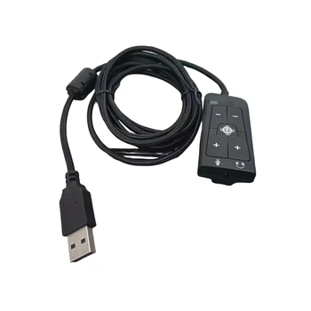 Внешняя стереофоническая звуковая карта от USB до 3,5 мм микрофона для наушников для гарнитур Cloud2 7.1, адаптеры стереозвука