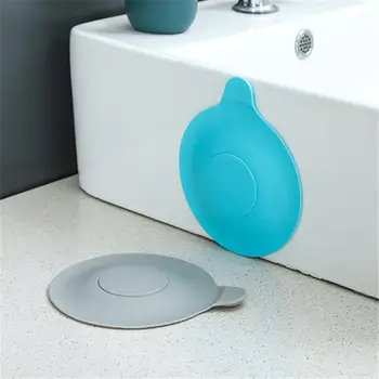 Упаковка Пробка для слива ванны Силиконовая крышка для сливной пробки для ванны Дизайн капли воды для ванной комнаты прачечной кухни