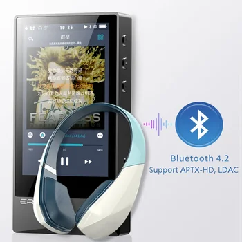 2023 Музыкальный плеер Bluetooth Без Потерь Сбалансированный Выход DSD Декодирование Без Потерь HIFI Плеер MP3 Walkman Поддерживает Декодирование APTXHD LDAC