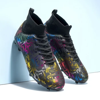 Качественная футбольная обувь Бутсы Mbappé Прочные Футбольные бутсы Легкие удобные кроссовки для футзала Оптом Chuteira Society