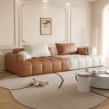 Дизайнерские Скандинавские Диваны Современная минималистичная Европейская кровать Экономичные Диваны С откидной спинкой Многофункциональная Мебель для дома Meuble De Salon