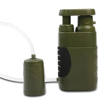 Легкая емкость для фильтрации 2000 литров Походные принадлежности для чрезвычайных ситуаций Портативный фильтр для воды