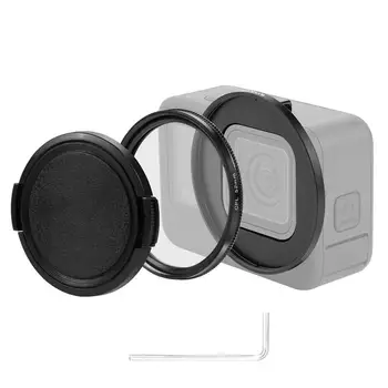 Фильтр для объектива CPL для Hero 9 Комплект из 10 черных УФ-фильтров с переходным кольцом и шестигранным ключом Объектив Аксессуары для объективов спортивной камеры