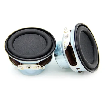 2шт Аудиодинамика 4Ω 6 Вт 40 мм 1,5-дюймовый мультимедийный динамик Громкоговоритель DIY Sound Mini Speaker Theater