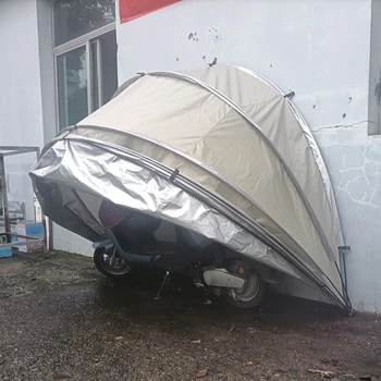 Переносной чехол, легкий доступ к мотоциклетной палатке, постоянная установка на стену или забор, велосипедные палатки, компактная палатка для хранения