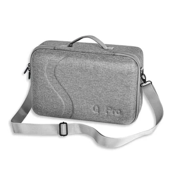 Для очков виртуальной реальности Meta Quest 3/Pro Полный комплект Портативная сумка для хранения через плечо Аксессуары Серая безопасная сумка для хранения игр