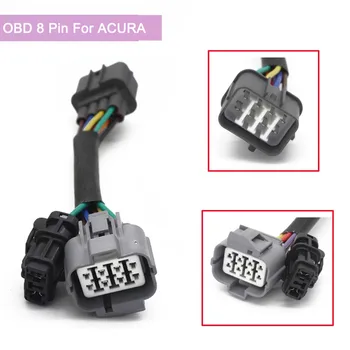 Модификация автомобиля OBD1 -OBD2 8-контактный жгут проводов для Honda Acura 8-контактный распределительный адаптер для Civic 8P Диагностический разъем