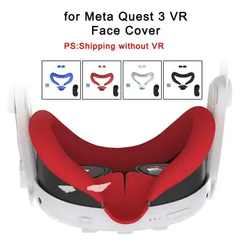 Для Quest 3 Силиконовый защитный чехол для аксессуаров гарнитуры виртуальной реальности Meta Quest 3, крышка кнопки контроллера, защитная крышка объектива