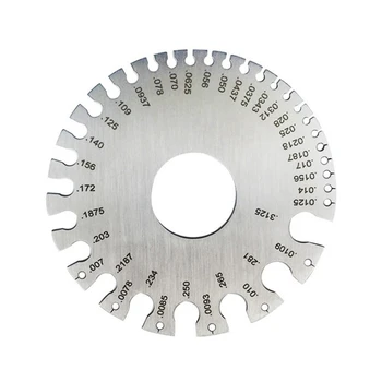 Датчик диаметра проволоки Инструмент для измерения степени упрочнения Шаблон для контроля сварных швов Толщиномер Прочный Простой в использовании