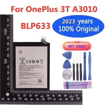 2023 Года 100% Оригинальный Аккумулятор Телефона BLP633 3400mAh Для OnePlus 3T/One Plus 3T A3010 Сменный Аккумулятор Bateria Batteries
