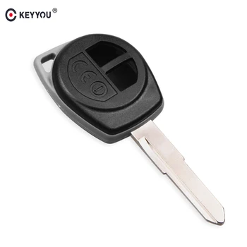Замена KEYYOU 2 кнопки дистанционного ключа автомобиля чехол-брелок для Suzuki Swift с лезвием HU133R SZ11R