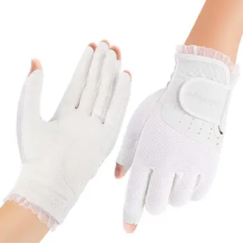Женские перчатки для гольфа 1 пара дышащих перчаток для гольфа разного цвета, подходящих к женским перчаткам для гольфа на обе руки, мягкие спортивные перчатки