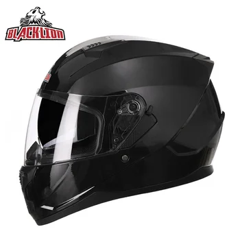 Одобренные DOT Мужские и женские полнолицевые гоночные шлемы с двойным козырьком, внедорожный мотоциклетный шлем, мотоциклетная каско, для мотокросса, capacete