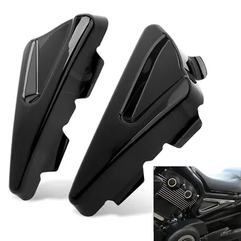 Мотоциклетные Глянцево-Черные Крышки Боковой Рамы Бака ABS Для 2007-2017 Harley V-ROD VRSCDX NIGHT ROD SPECIAL NRS VRSCF MUSCLE