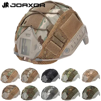 Чехол для тактического шлема JOAXOR FAST, Камуфляжная ткань для охотничьего снаряжения, 500D Нейлон Без шлема