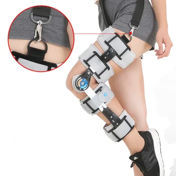 Сверхлегкие Реабилитационные Регулируемые Брекеты для фиксации коленного сустава Кронштейн для защиты мениска коленного сустава при переломах