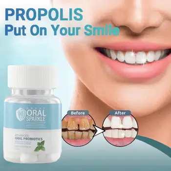 Пробиотические Твердые Таблетки Зубной пасты, Отбеливающие зубы, Удаляющие Пятна От дыма, Ополаскивателя для рта, Средства по уходу за полостью рта, Древесный уголь Fresh Bad A8J2
