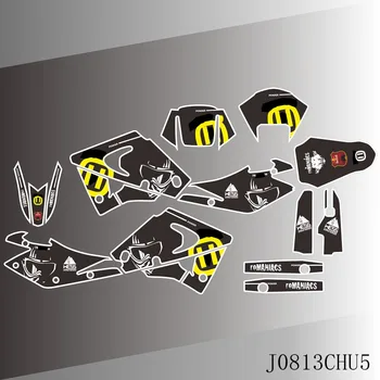 Для HUSQVARNA RM 125S 2005, наклейки с полной графикой, фон мотоцикла, пользовательское название