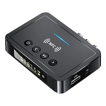 Приемник передатчик Bluetooth 5.0 FM Громкой связи Аудио Стерео AUX Разъем 3,5 мм RCA Оптический беспроводной адаптер Bluetooth