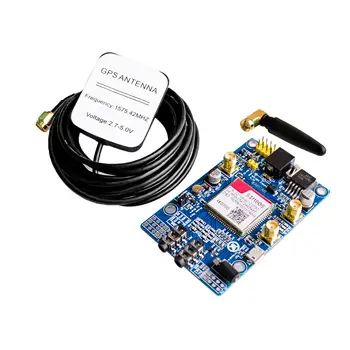 SIM808 Модуль GSM GPRS GPS Development Board IPX SMA с GPS Антенной для Raspberry Pi Поддержка SIM-карты 2G 3G 4G