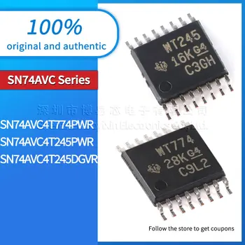 Оригинальный подлинный SN74AVC4T774PWR SN74AVC4T245DGVR SN74AVC4T245PWR приемопередатчик с двойной шиной питания микросхема IC TSSOP-16