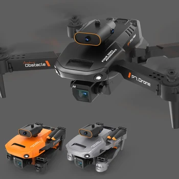 Квадрокоптер P7 WIFI Drone Intelligen с воздушной камерой, беспилотный летательный аппарат с двумя камерами 8K HD, квадрокоптер-вертолет