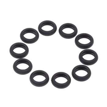 10шт Плоские наушники Силиконовое Резиновое кольцо Чехол Гибкий чехол для наушников 15 мм