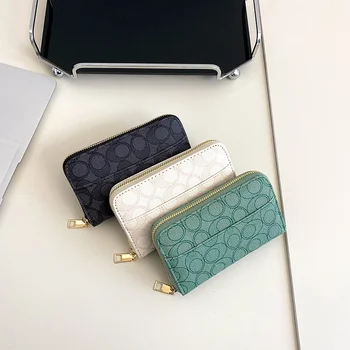 Новая простая обтекаемая повседневная короткая сумка-клатч, простой модный кошелек для монет, женская сумочка-клатч с несколькими картами