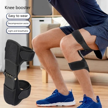 Опора для колена 77HC с боковыми стабилизаторами для облегчения артрита, Бандаж для поддержки коленной чашечки для тренировок при беге