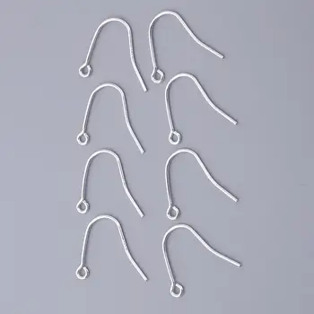 Провода-крючки для ушей из стерлингового серебра 925 пробы, серьги для рукоделия, женские украшения своими руками