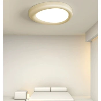 Современный потолочный светильник AiPaiTe со светодиодной подсветкой из французской смолы, предназначенный для гостиной, столовой, спальни, белый / зеленый / оранжевый, Дополнительные потолочные светильники
