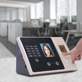 Устройство для ввода и вывода часов для сотрудников, устройство для посещаемости работы с распознаванием лиц, сканированием отпечатков пальцев, удостоверением личности, паролем