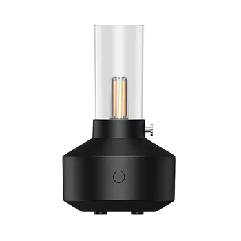 Ретро-рассеиватель света Essential Oi LED Ночник с нитью накаливания 150 мл, Увлажнитель воздуха, работает 5-8 часов, Черный