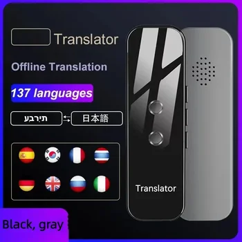 Переводчик 137 языков Bluetooth Smart Instant Voice Текстовое приложение Для Перевода Фотографий Изучение Языка Путешествия Бизнес