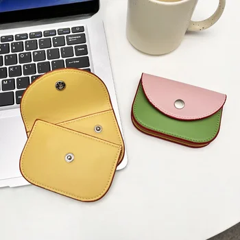 Нишевый дизайн Ins, Небольшая сумка для свежих карточек, Высококачественная сумка для мелочи, короткий маленький кошелек