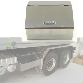 Имитация металлического набора инструментов, коробка для оборудования, Ремонт для 1/14 Tamiya RC Truck Trailer Tipper Scania Volvo Car Diy Parts