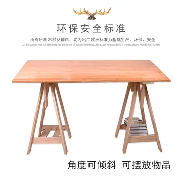 Индивидуальные ножки подъемного стола из массива дерева, рама стола из массива дерева, индивидуальные ножки стола, рамка для стола для фотографий, футляр для рисования