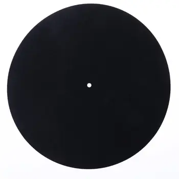 Поддержка более легких и тонких виниловых пластинок Войлочный коврик для проигрывания виниловых пластинок LP с улучшенным качеством звука